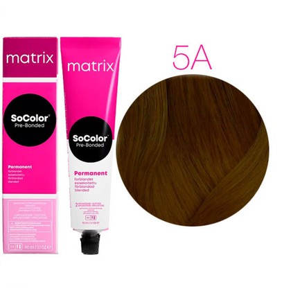 Краска для волос Matrix SoColor Pre-Bonded 5А, 90 мл