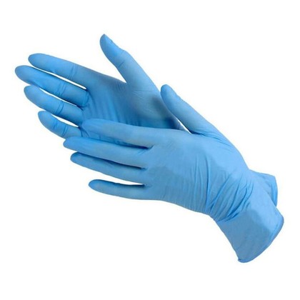Перчатки нитриловые Profcosmo, голубые, неопудренные, размер М, 100 шт