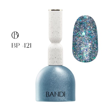 Гель для ногтей BANDI GEL, Shine skyblue, №421, 10 мл