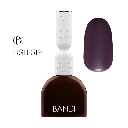Гель для ногтей BANDI GEL, Tint dark violet, №319, 10 мл
