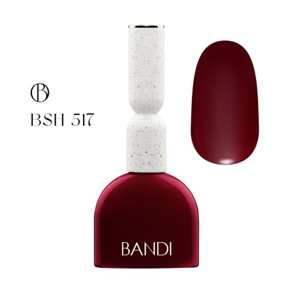 Гель для ногтей BANDI GEL, Tint burgundy, №517, 10 мл