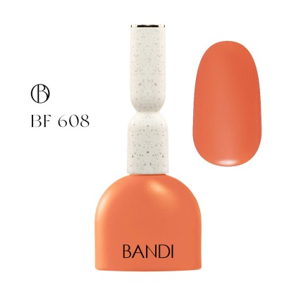 Гель для ногтей BANDI GEL, Tiny tangerine, №608, 10 мл
