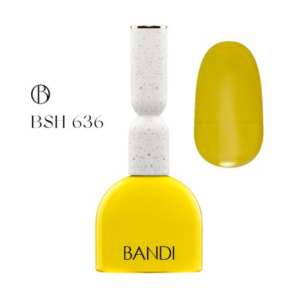 Гель для ногтей BANDI GEL, Tint yellow, №636, 10 мл