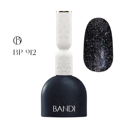 Гель для ногтей BANDI GEL, Crystal black, №912, 10 мл