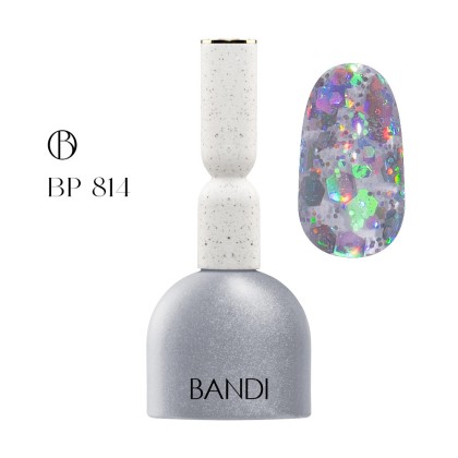 Гель для ногтей BANDI GEL, Silver candy, №814, 10 мл