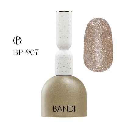 Гель для ногтей BANDI GEL, Crystal gold, №907, 10 мл