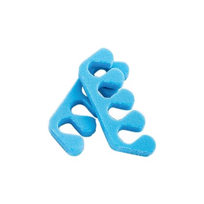 Разделители для пальцев ЧИСТОВЬЕ, голубые, 8мм, индивидуальная упаковка 1 пара