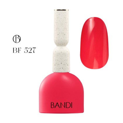 Гель для ногтей BANDI GEL, VIVID RED, №527, 10 мл