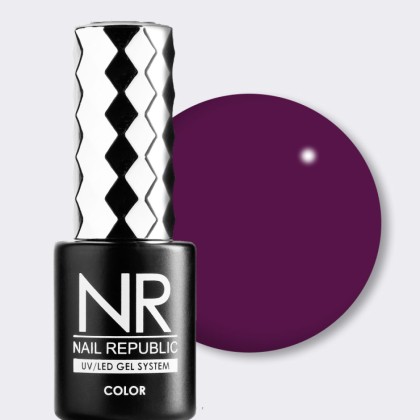 Гель-лак для ногтей Nail Republic №158, Сливовый, 10 мл