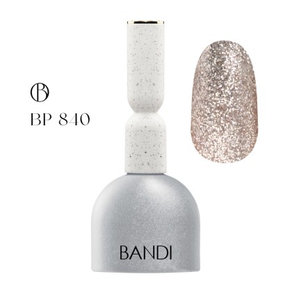 Гель для ногтей BANDI GEL, Gleam silve, №840, 10 мл