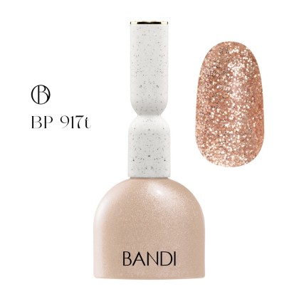 Гель для ногтей BANDI GEL, Fioretto gold peach, №917, 10 мл