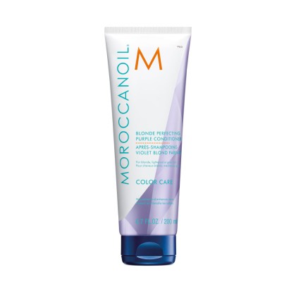 Кондиционер Moroccanoil Blonde Perfecting Purple, тонирующий с фиолетовым пигментом, 200мл