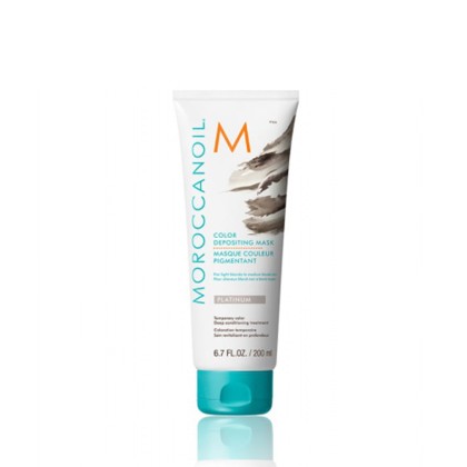 Тонирующая маска для волос Moroccanoil Color Depositing Mask, Platinum, 200 мл