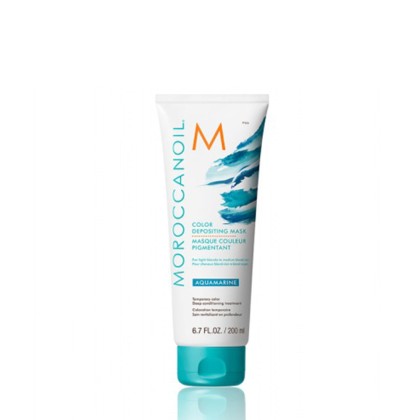 Тонирующая маска для волос Moroccanoil Color Depositing Mask, Aquamarine, 200 мл