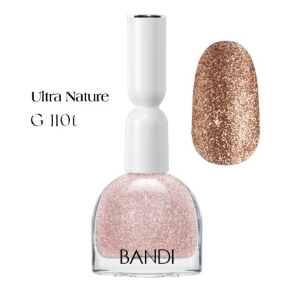 Лак для ногтей BANDI Ultra Nature, Crystal Rose, G110t, 10 мл