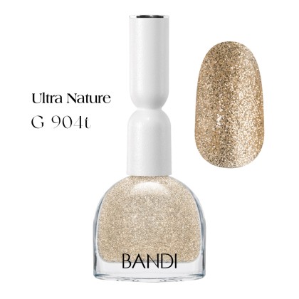 Лак для ногтей BANDI Ultra Nature, Crystal Gold, G904t, 10 мл