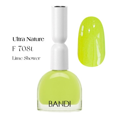 Лак для ногтей BANDI Ultra Nature, Lime Shower, F708t, 10 мл