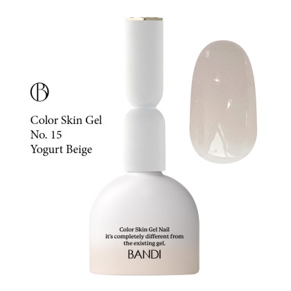 Камуфлирующая база для ногтей BANDI Color Skin Gel, №15, 10 мл