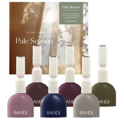 Коллекция цветных гелей BANDI Gel Trend Set 25 Pale Season, 6 шт