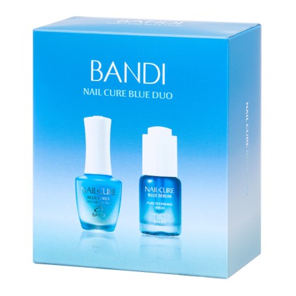 Набор для ухода за ногтями и кутикулой BANDI Nail Cure Blue Duo, 17 мл + 14 мл