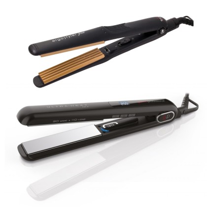 Щипцы - выпрямитель для волос GA.MA G-EVO WL DIG OXY.ACTIVE UH - FD, щипцы гофре в подарок