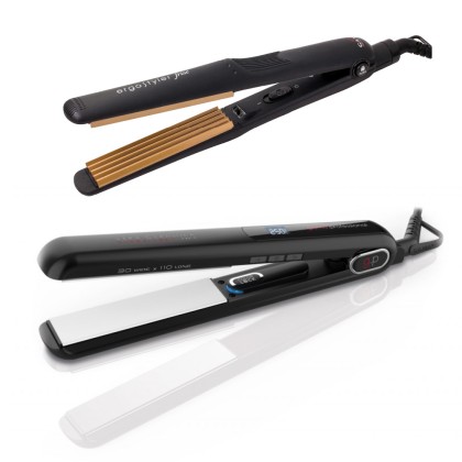 Щипцы - выпрямитель для волос GA.MA G-EVO WL DIG OXY.ACTIVE UH VERA CERAMIKA , щипцы гофре в подарок