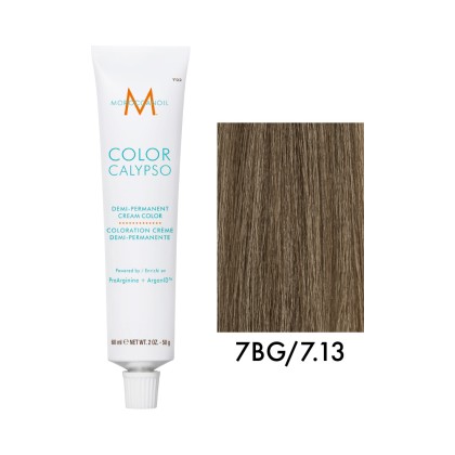 Крем-краска полуперманентная Moroccanoil COLOR CALYPSO, тон 7BG/7.13, 60 мл