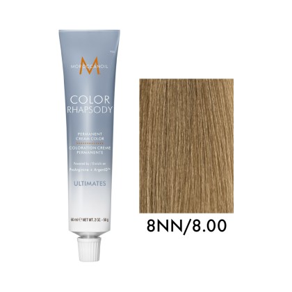 Крем-краска для волос перманентная Moroccanoil Ultimates Permanent Cream Color, тон 8NN/8.00, 60 мл