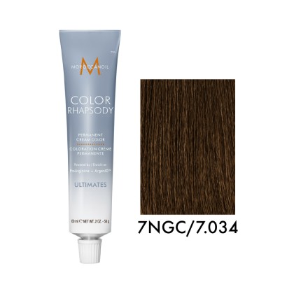 Крем-краска для волос перманентная Moroccanoil Ultimates Permanent Cream Color,тон 7NGC/7.034, 60 мл