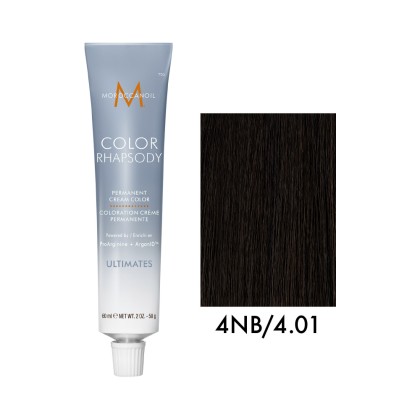 Крем-краска для волос перманентная Moroccanoil Ultimates Permanent Cream Color, тон 4NB/4.01, 60 мл