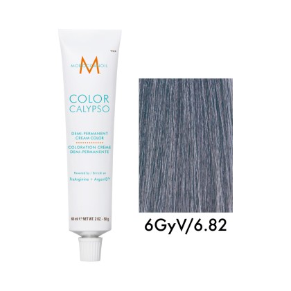 Крем-краска полуперманентная Moroccanoil COLOR CALYPSO, тон 6GyV/6.82, 60 мл