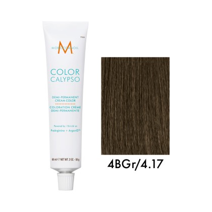 Крем-краска полуперманентная Moroccanoil COLOR CALYPSO, тон 4BGr/4.17, 60 мл