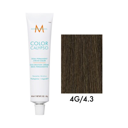 Крем-краска полуперманентная Moroccanoil COLOR CALYPSO, тон 4G/4.3, 60 мл