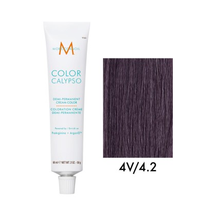 Крем-краска полуперманентная Moroccanoil COLOR CALYPSO, тон 4V/4.2, 60 мл
