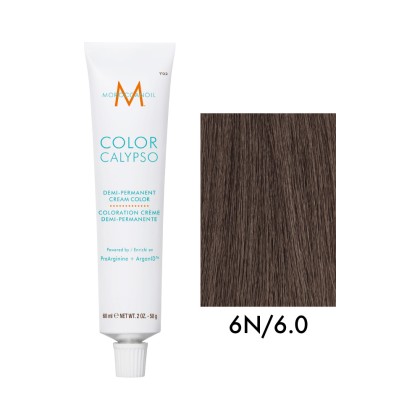Крем-краска полуперманентная Moroccanoil COLOR CALYPSO, тон 6N/6.0, 60 мл