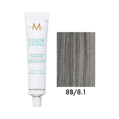 Крем-краска полуперманентная Moroccanoil COLOR CALYPSO, тон 8B/8.1, 60 мл
