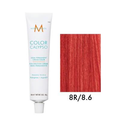 Крем-краска полуперманентная Moroccanoil COLOR CALYPSO, тон 8R/8.6, 60 мл