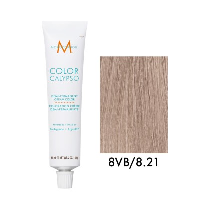 Крем-краска полуперманентная Moroccanoil COLOR CALYPSO, тон 8VB/8.21, 60 мл