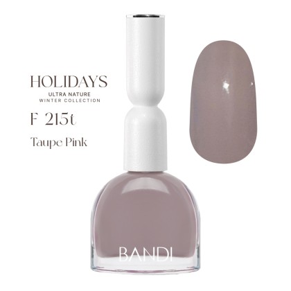 Лак для ногтей BANDI Ultra Nature, Taupe pink, F215t, 10 мл