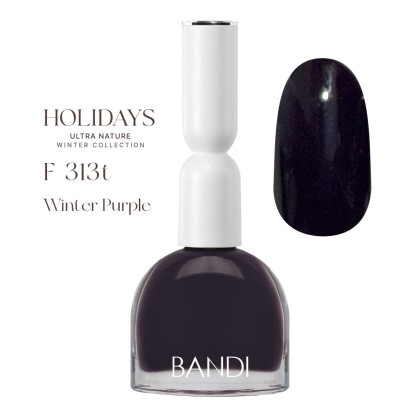 Лак для ногтей BANDI Ultra Nature, Winter purple, F313t, 10 мл