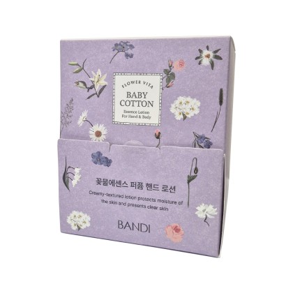 Набор Лосьон для рук BANDI Flower Vita Essence Lotion, Baby Cotton «Нежность хлопка» 20*20 мл