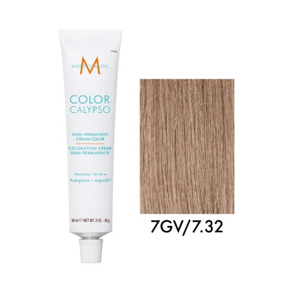 Крем-краска полуперманентная Moroccanoil COLOR CALYPSO, тон 7.32/7GV, 60 мл, новинка