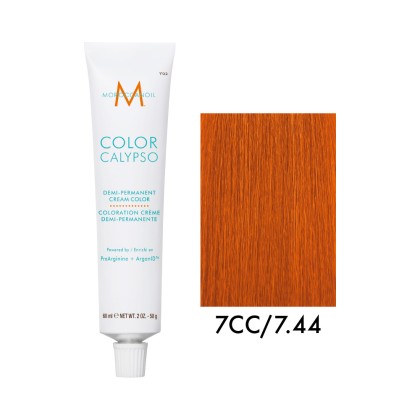 Крем-краска полуперманентная Moroccanoil COLOR CALYPSO, тон 7.44/7CC, 60 мл, новинка