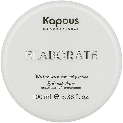 Воск для волос на водной основе Kapous Professional, нормальной фиксации, 100 мл