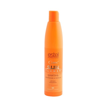 Шампунь Estel Professional Curex Sun, для увлажнение и питание с UV-фильтр, 300 мл