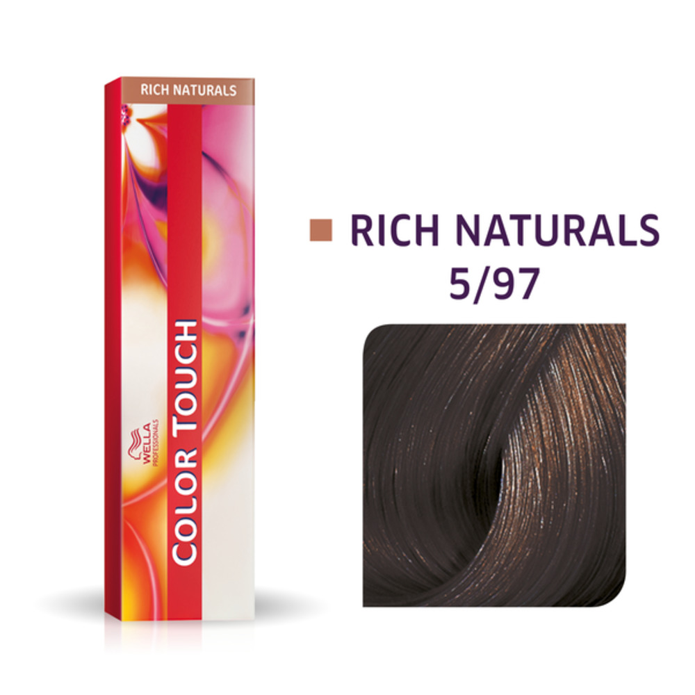 Краска для волос Wella Professionals Color Touch, Rich Naturals 597, 60 мл  купить в интернет-магазине РУ БЬЮТИ с доставкой или самовывозом